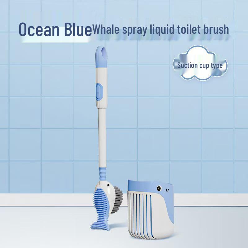 

Маленький желтый утенок силиконовая туалетная щетка - Настенная, С распылителем, Полная очистка с подставкой