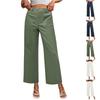 Women's Loose And Casual High-waisted Straight-leg Pants