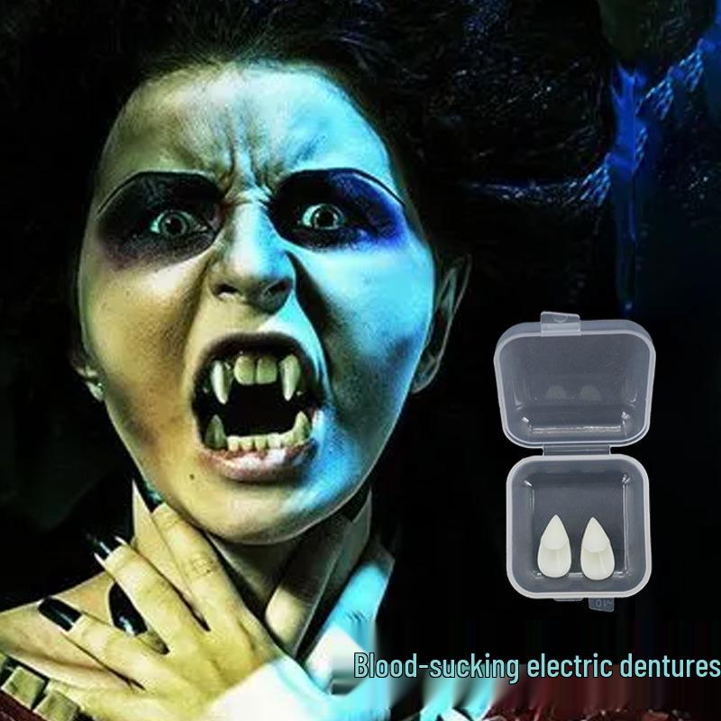 Vampire Fangs Resin Cosplay Teeth for Halloween and Fairy Role-Playing Makeup