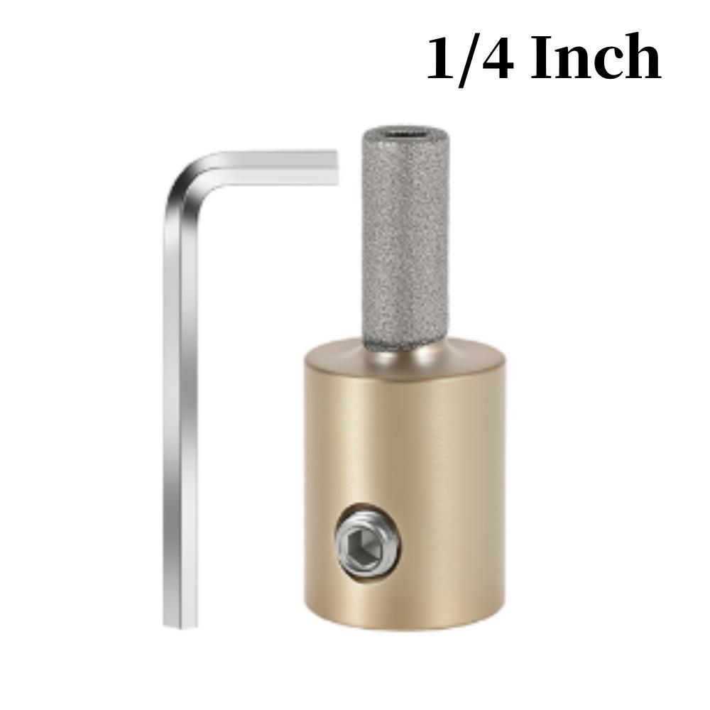 

Glass Grinder Bits 1 3/4 1/4 Inch Standard Diamond Grinder Bit Head Tool Set with Hex Wrench Durable Easy To Use Grinding Tools