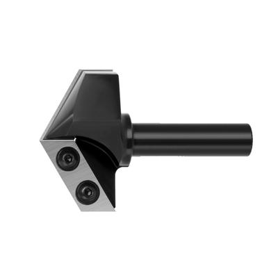 High Accuracy Hard Metal Insert V Grooves Router Bit 1/2Inch Shanks Carving Bit For Professional Woodworking And Engraving