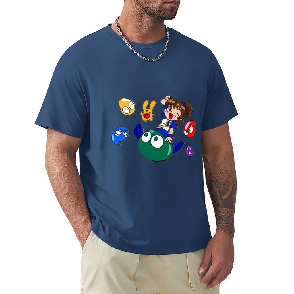 summer Tops Hattori Classic harajuku summer Tops Puyo Puyo Cover Redraw (90sthetic) oversized cute tops