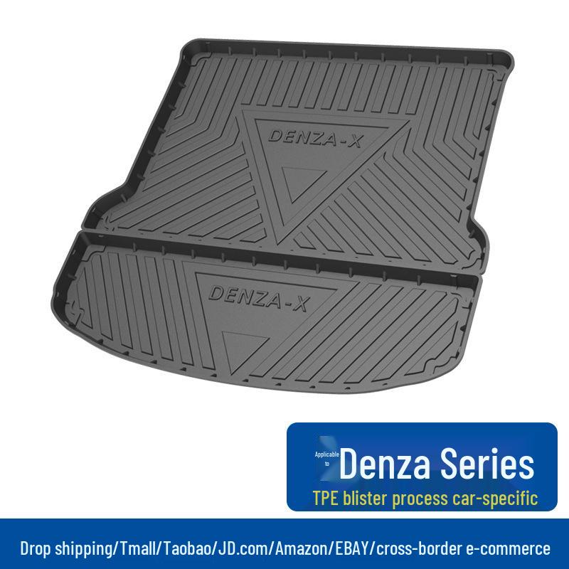 

Denza X Rear Trunk Mat - Odorless, Waterproof, Eco-Friendly, Easy-Clean TPE for New Energy Vehicles Trunk Mat
