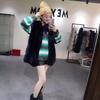 Autumn and Winter New Imitation Fox Fur Vest Women's Whole Fur Control Medium and Long Slim Fur Vest