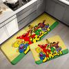 Sesame Street2 Flannel Kitchen Mat Christmas Soft Area Rug Non Slip Floor Carpet Home Decoration