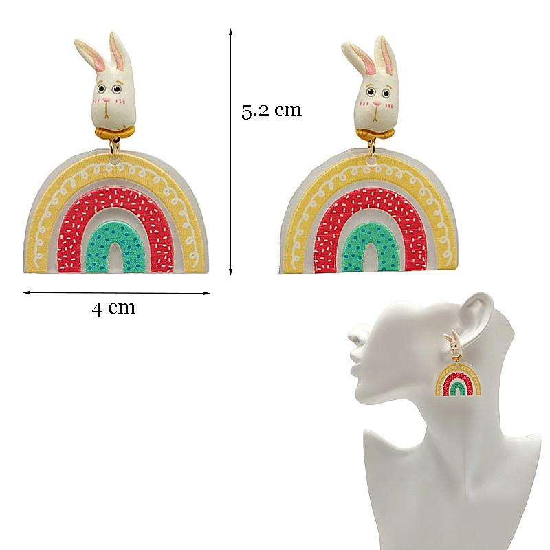 Top Sale Fashion Colourful Dangle Earrings for Women Accessories Stud Earring Pendientes New In Resin Earings