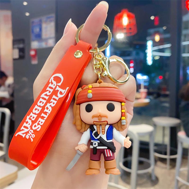 Key Chain Doll Small Gift Captain Jack Doll Key Chain