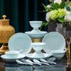 ZISIZ Jingdezhen Celadon Porcelain 18-Piece Dinnerware Set