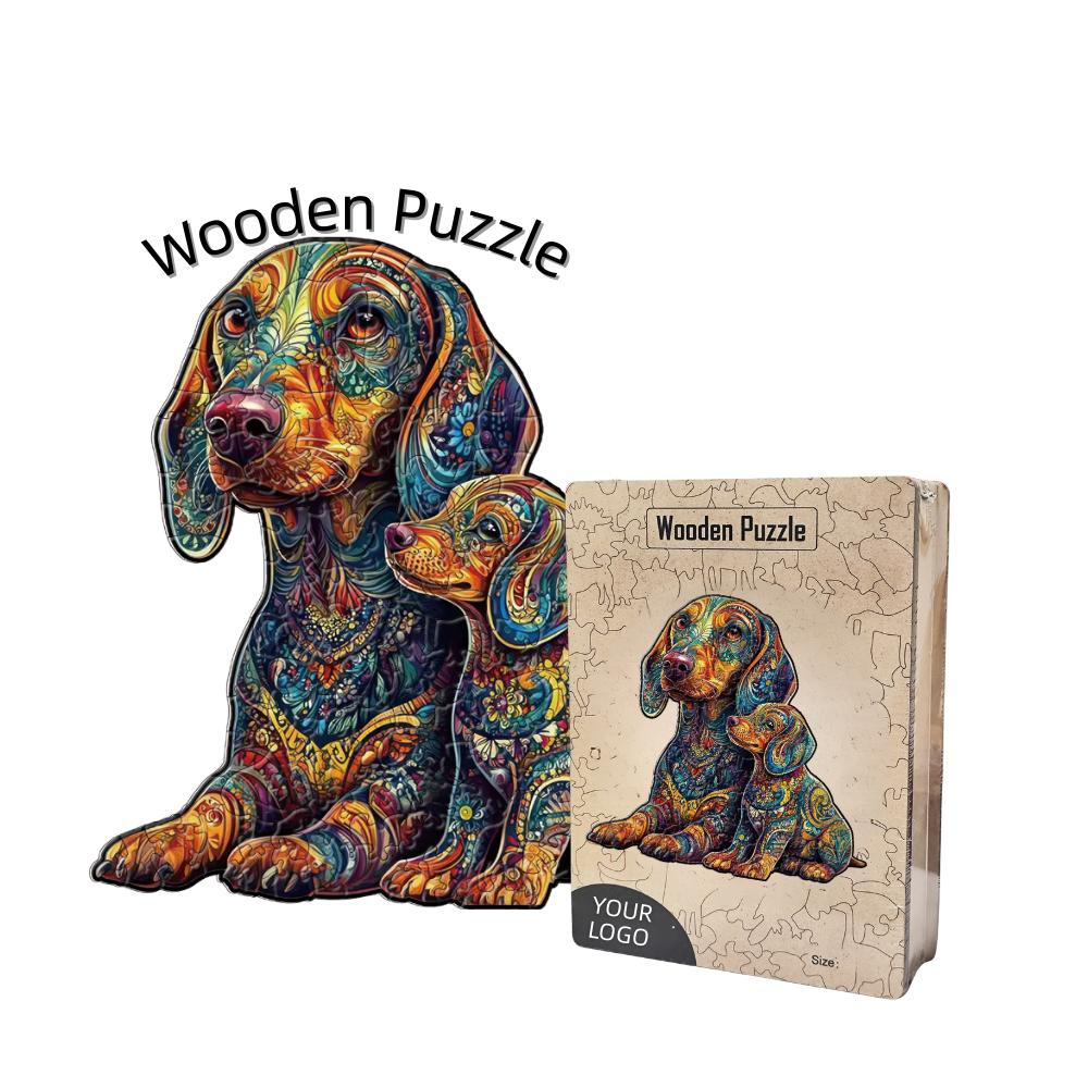 Custom Design A5 3mm Wooden Puzzle 3D Basswood Laser Cut High Precision Crafted Custom Puzzles for Bookshelf Decoration