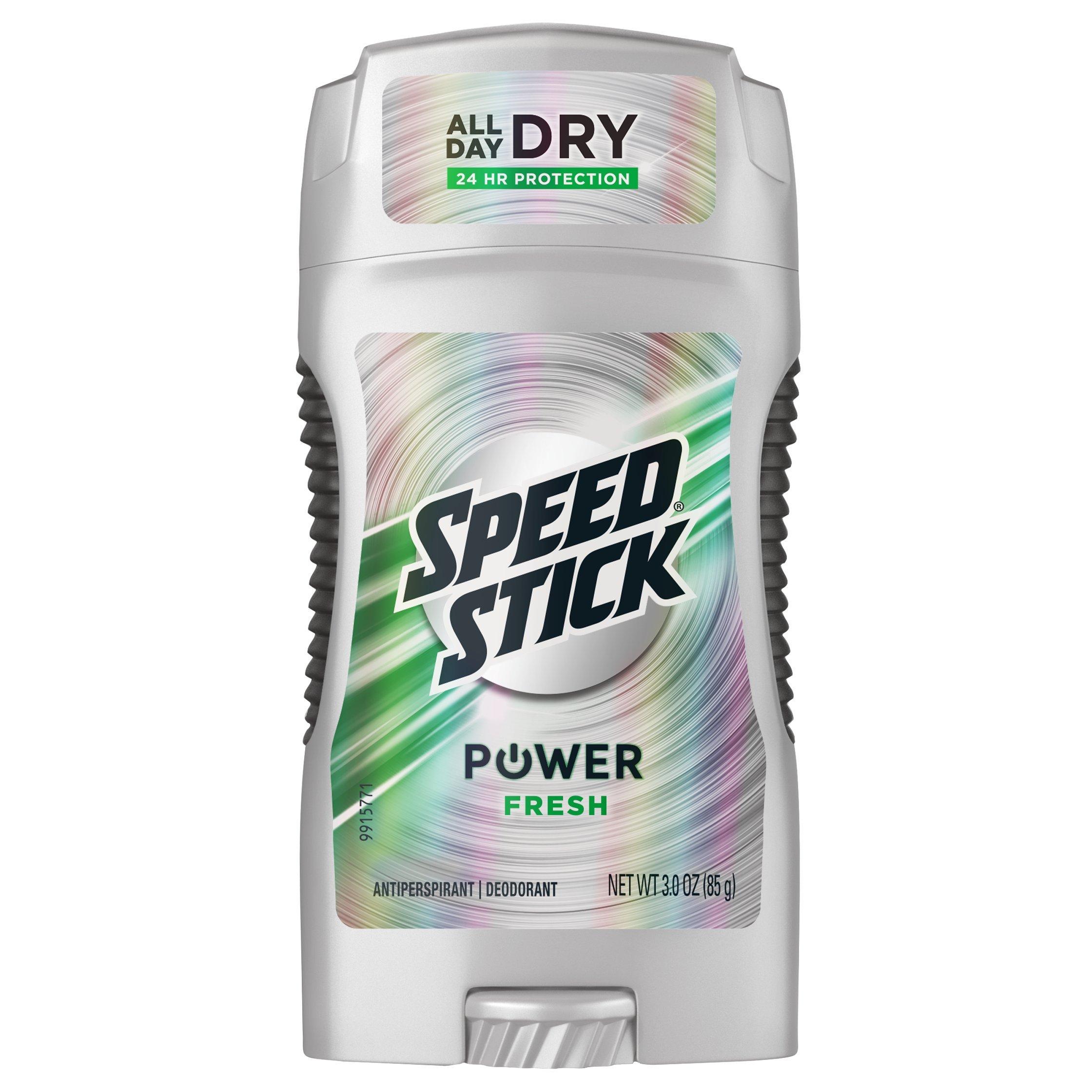 

Speed Stick Антиперспирант Дезодорант Свежий Аромат 3 Унции и Твердый, - (пункт)