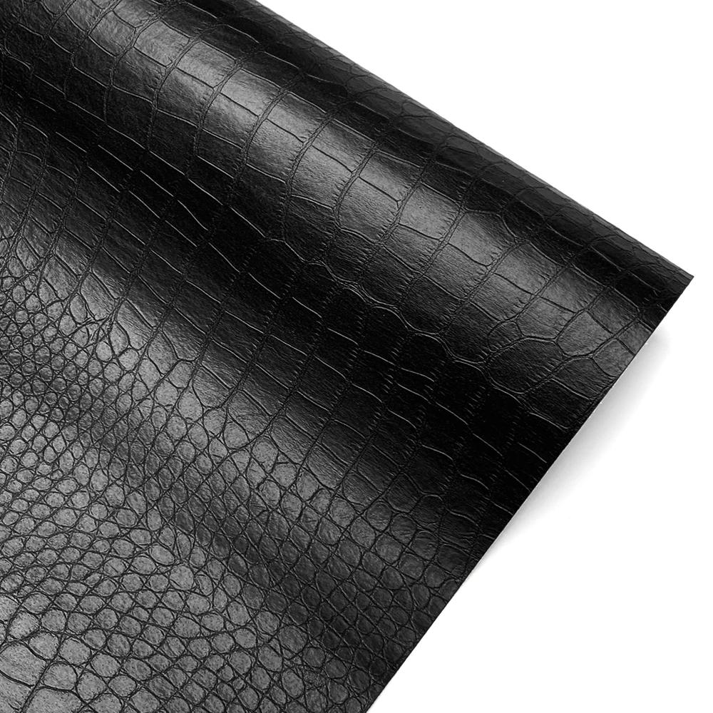 50x137cm Krokodiltextur Kunstlederstoff Selbstklebende Lederreparaturflicken für Sofa Sitz Tisch Stuhl Tasche Schuhe Bett Zuhause