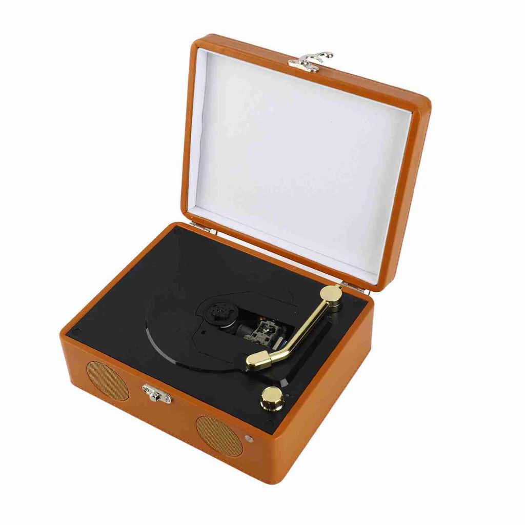 Record Player with Stereo Speaker Bluetooth 2000mAh Retro CD Player for CD CD R CD RW VCD DVD MP3