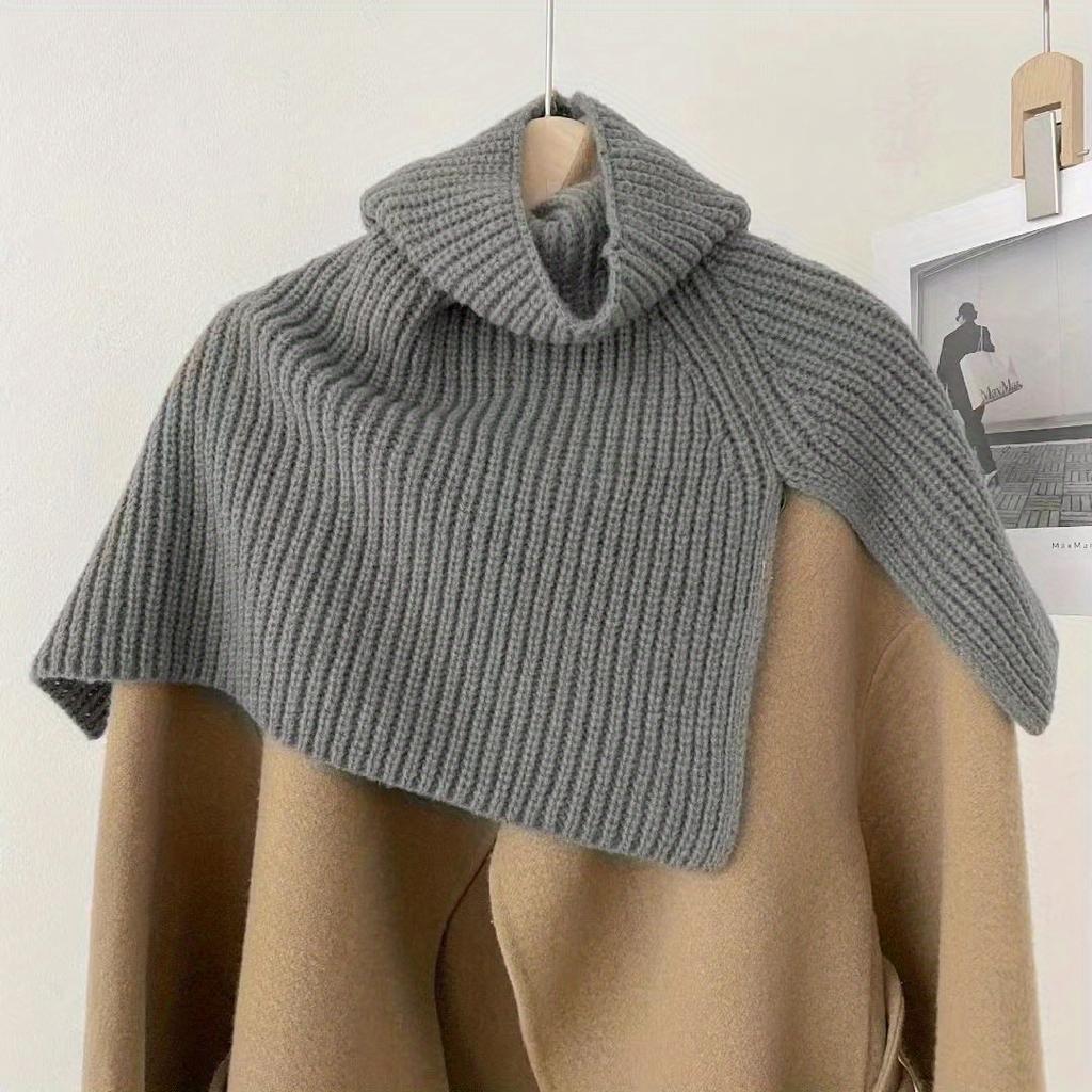 Pullover Scarf Turtleneck Furcal Neckercief Winter Women Warm Scarf Solid Color Neck Cover Lady Fashion Neckscarf Shawl