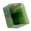 Desktop Storage Box Trapezoidal Organizer PP Plastic Sorting Case for Makeup Cosmetic Brush 4 Grids Green