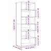 VidaXL Buffet haut blanc 70x41x185 cm bois d'ingénierie, buffet, placard, armoire latérale, armoire, armoire de rangement, 3281687