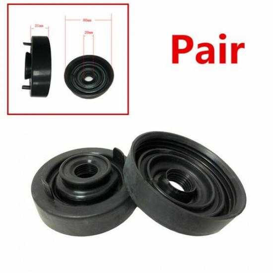 Paar 80mm Auto Scheinwerfer Birne Gummi Staubschutz für LED Scheinwerfer HID Xenon Lampe