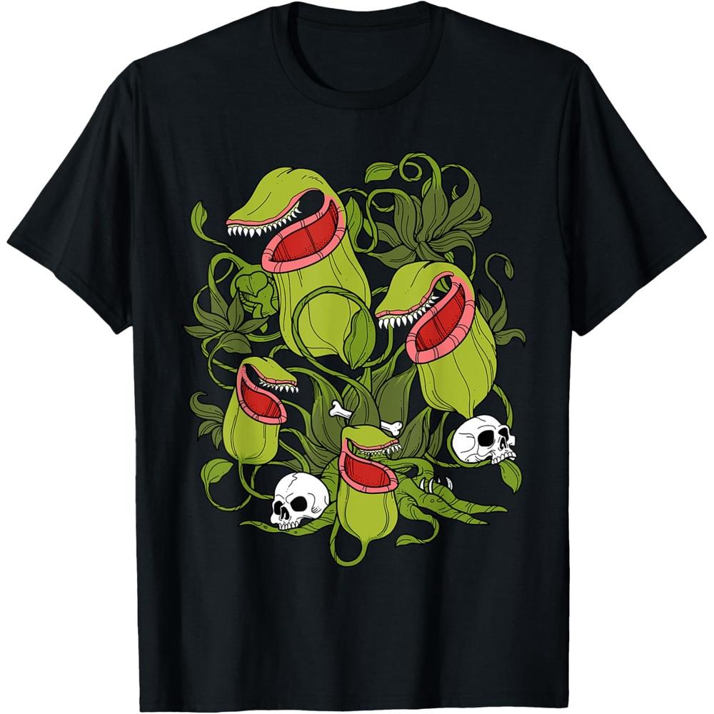 Northern Pitcher Plant Shirt Sarracenia Carnivorous Plants T-Shirt M чёрный