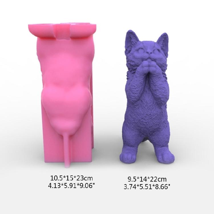 Candle Silicone Mold Home Ornaments Clay Handicrafts Animal Resin Mold DIY Craft