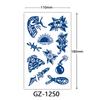 Herbal Tattoo Stickers, Juice Tattoo Stickers, Semi-Permanent English Letter Tattoo Stickers Tattoo