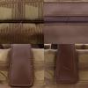 Chanel Tote MM Tote Bag A15991 New Travel Line Khaki Nylon Canvas Women Used