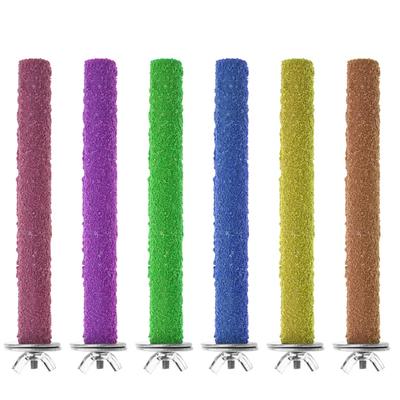 Colorful Beak Grinding Stick Non-toxic Parrot Paw Stick Eco-friendly Creative Reusable Durable Funny Portable Pet Bird Supplies