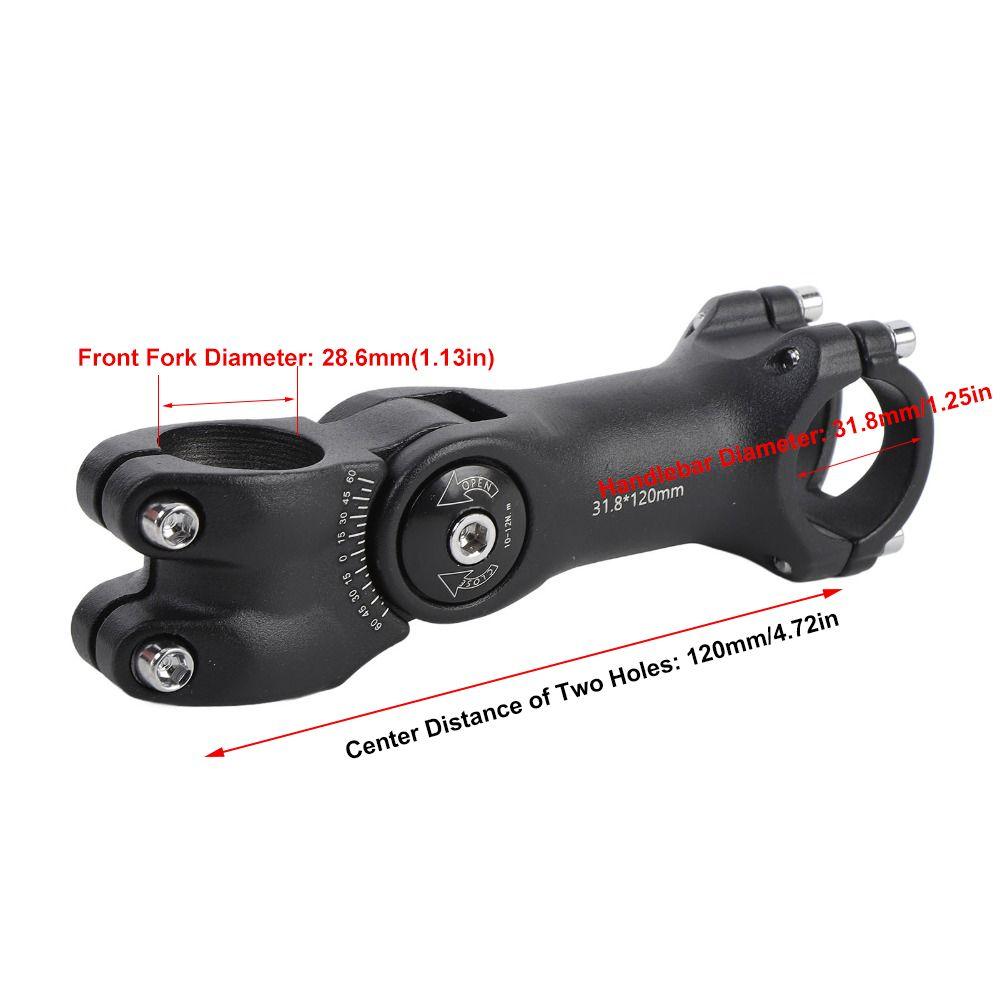 120 mm Length Handlebar Stem Lightweight Bike Handlebar Stem  for BMX,Road and Mountain Bikes