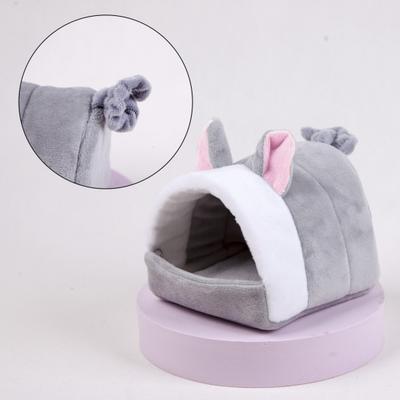 Accogliente nido per criceti che fornisce calore e comfort. Versatile spugna di peluche. Texture morbida e sicura. Nido per piccoli animali domestici per l'inverno