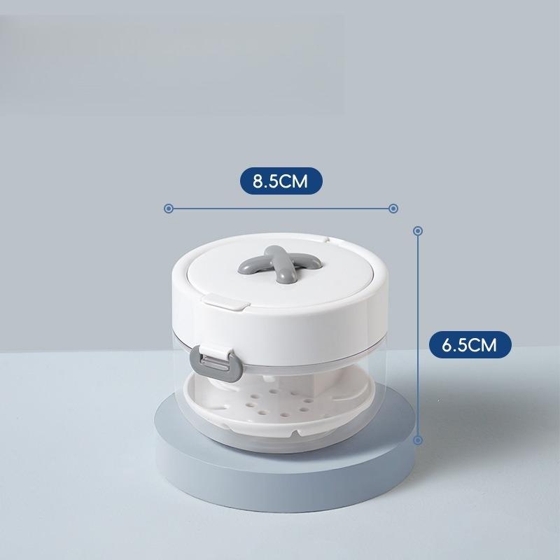 Multi Functional Cleaning and Drainage Storage Box, Three in One Dental Brace Box белый