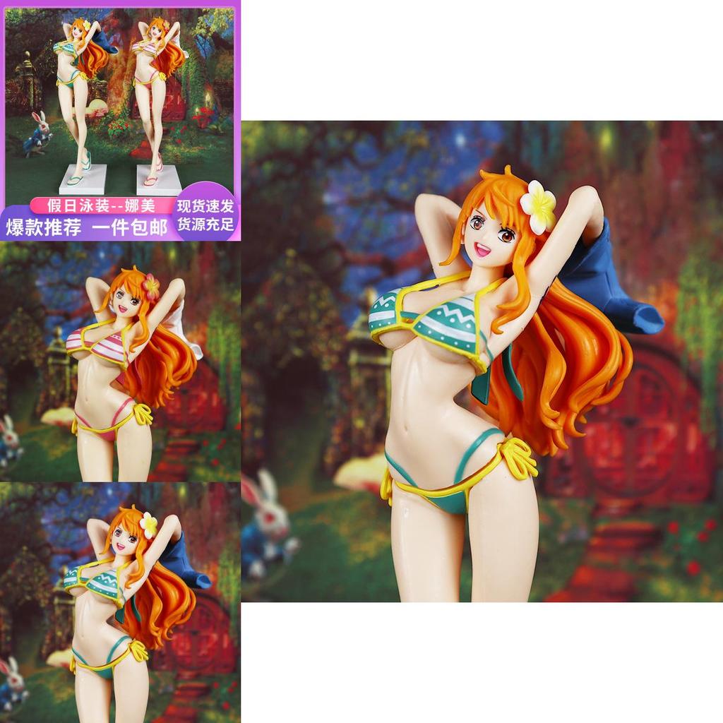 Stunning Pvc One Piece Nami Figure In Bikini Swimsuit Design For Anime Collectors