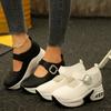Women Casual Sneakers Breathable Comfortable Outdoor Trend Platform Sneakers Lightweight Wedges Slip on Shoes