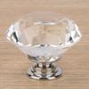 1 Stück   Glas   Form Schubladengriff Schrankgriff(701 A-40 transparent)