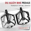 WEST BIKING Durable Aluminum Alloy Dual-DU Bearing Bicycle Pedal Anti-slip Smooth Widen Tread Mountain Road Bicycle Pedal