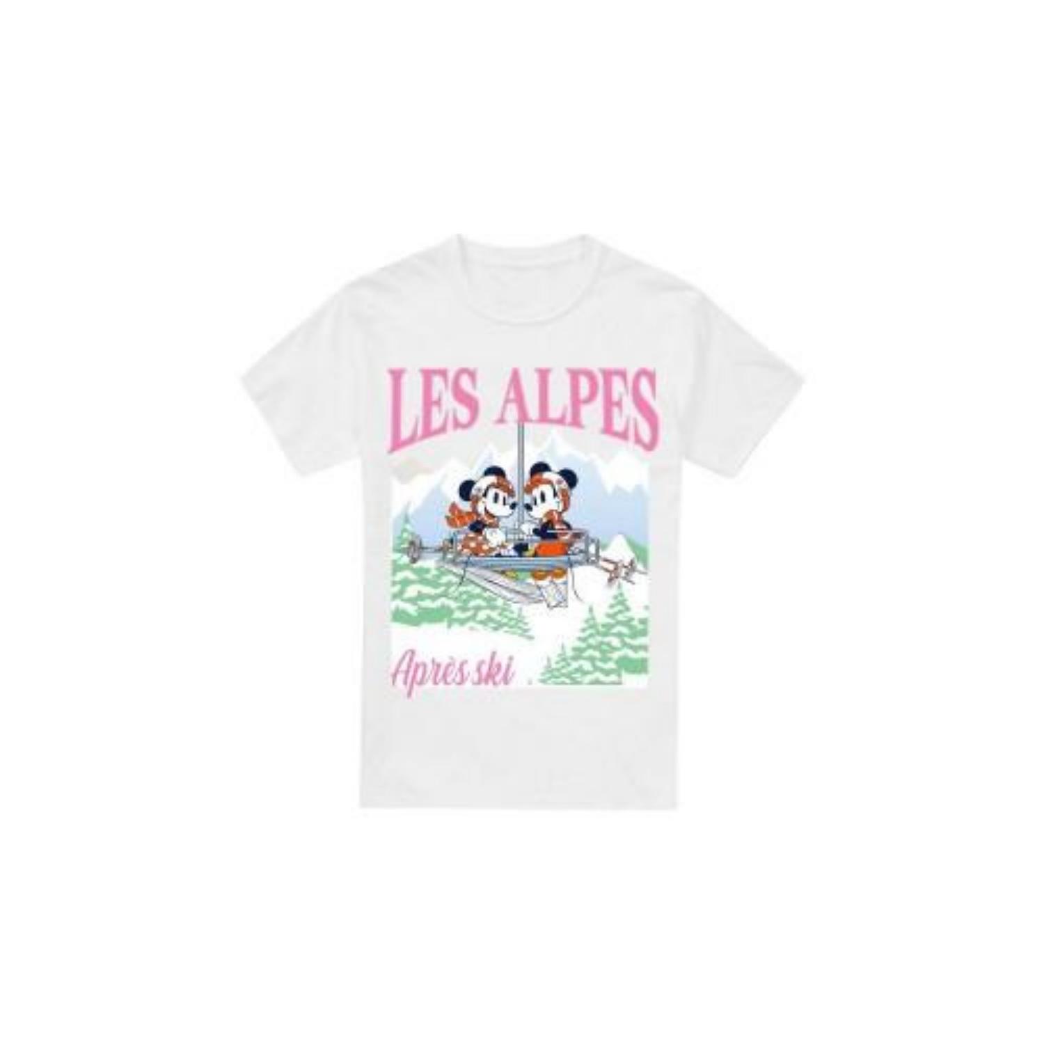 Disney Mens Les Alpes Mickey Mouse T-Shirt XXXXL