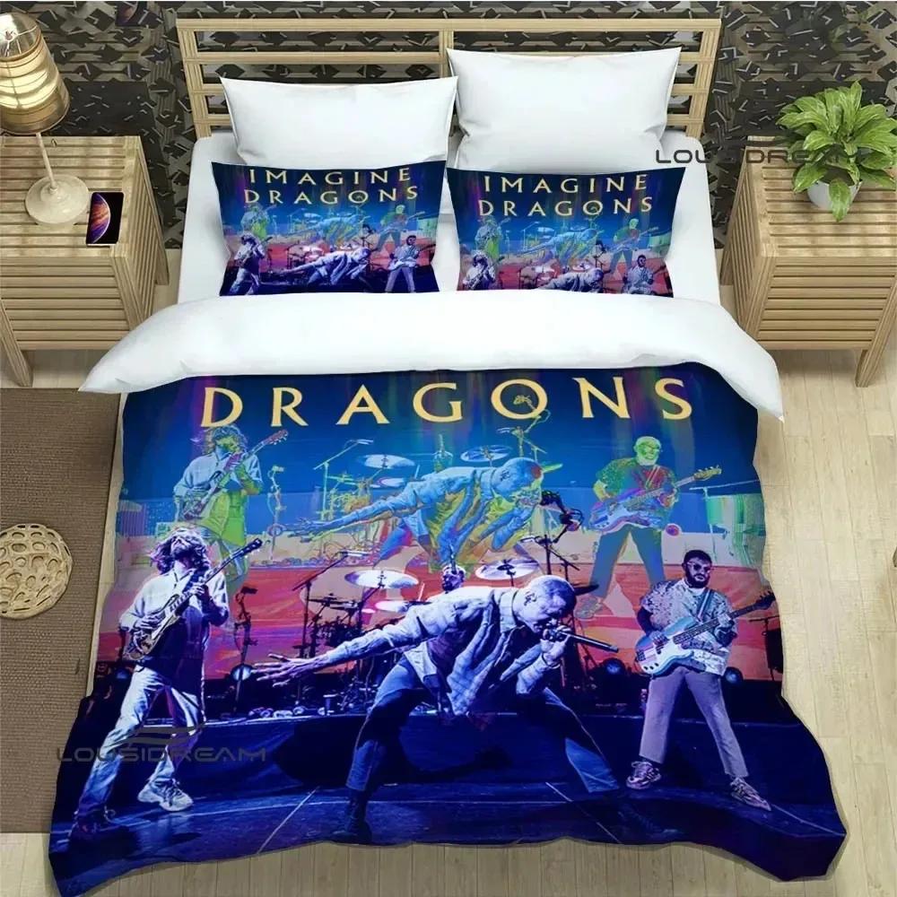 Comforter Rock Band Imagine Dragons Bedding Sets Exquisite Bed Supplies Set Bed Comforter Set Bedding Set Luxury Birthday Gift
