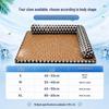 Rattan Woven Cooling Cat & Dog Bed - Universal Pet Mat for Small to Medium Breeds