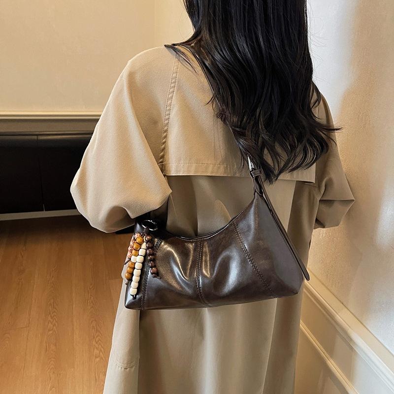 Underarm Bag Women's 2025 New Trendy Autumn and Winter High-end Retro Shoulder Bag To Work Commuter Messenger Bag