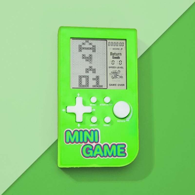 Nostalgische Klassische Handheld-Tetris-Spielkonsole für Kinder - Retro Elektronisches Spielzeug