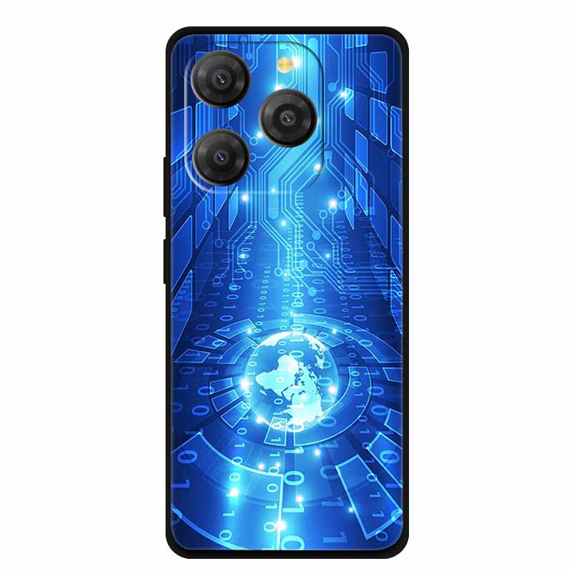 Για θήκη Blackview Shark 9 Shark9 Coque 6.67" Μαύρη Σιλικόνη Μαλακό Πίσω Κάλυμμα Θήκη Για θήκες τηλεφώνου Blackview Shark 9 Αντικραδασμική
