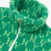 New MLB Velvet feel Coat Unisex Green 3AFDM0126-50GNS