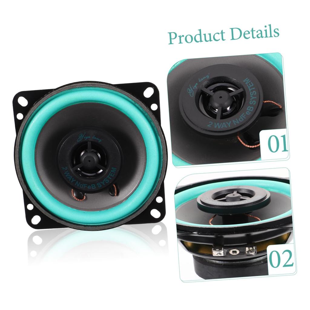 Mipcase Bilspeakare Bilspeakare Trådlös Enkel Din Bilstereo Högtalare Auto Högtalare Full