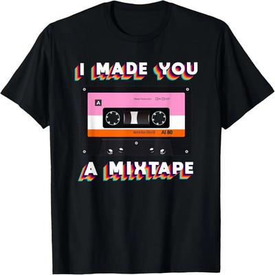 Cassette Vintage Costume Retro 80s 90s I Made You A MixTape T-Shirt