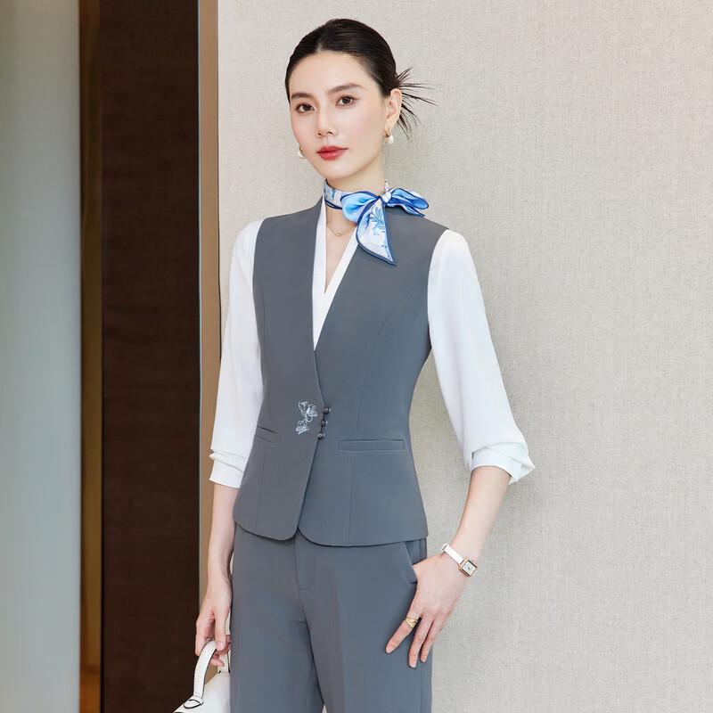 Women's New Chinese Style Professional 4-Piece Business Suit