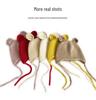 Children's Cute Knit Hat with Round Ears - Autumn/Winter Wool Hat with Drawstring and Ear Protection for Boys and Girls