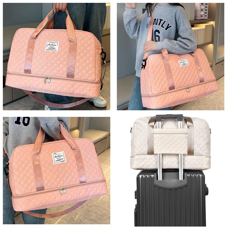 Simple Large Capacity Travel & Gym Bag for Short Trips, Yoga, Swimming, and Fitness