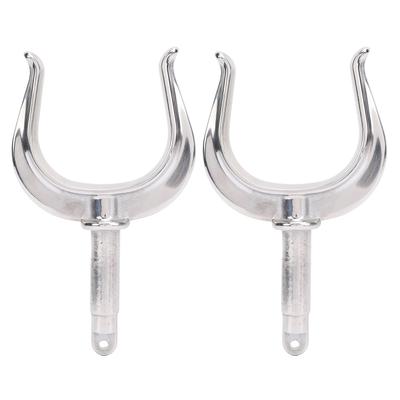 2PCS Boat Row Lock Heavy Duty Universal Fit 1 2in Shaft 316 Stainless Steel Oarlock for Marine Water Raft Kayak