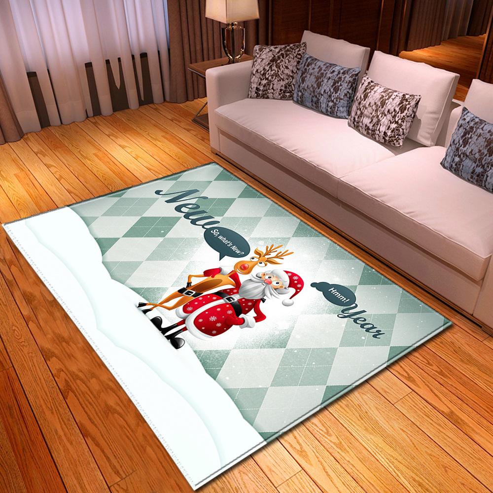 Christmas Living Room Floor Mat Bedroom Dining Room Carpet Carpet Doormat