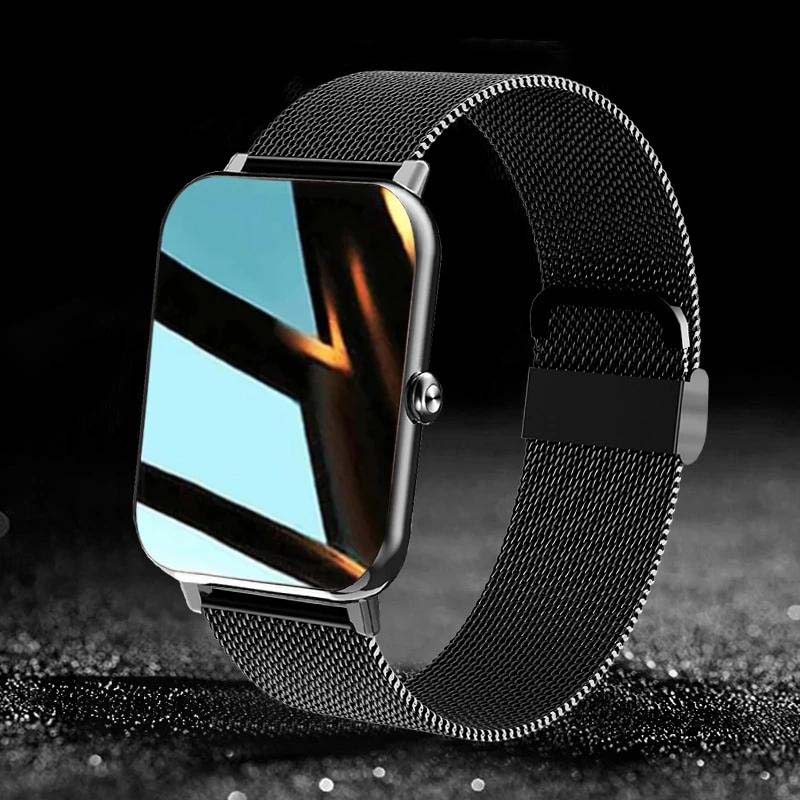 Nowy inteligentny zegarek dla mężczyzn i kobiet Prezent dla Xiaomi Pełny ekran dotykowy Sport Fitness Zegarki BT Call Cyfrowy smartwatch Zegarek na rękę