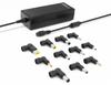 Universal Power Supply for a 90W Laptop, Set of 11 Plugs