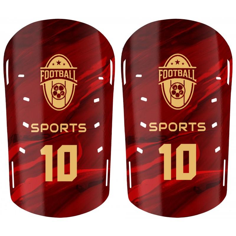 Professional Soccer Shin Guards With Sublimation Print Training Match Use