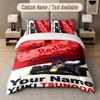 Custom Name Yuki Tsunoda 3Pcs Duvet Cover Set Personalized Text Bedding Pillowcases Bedroom